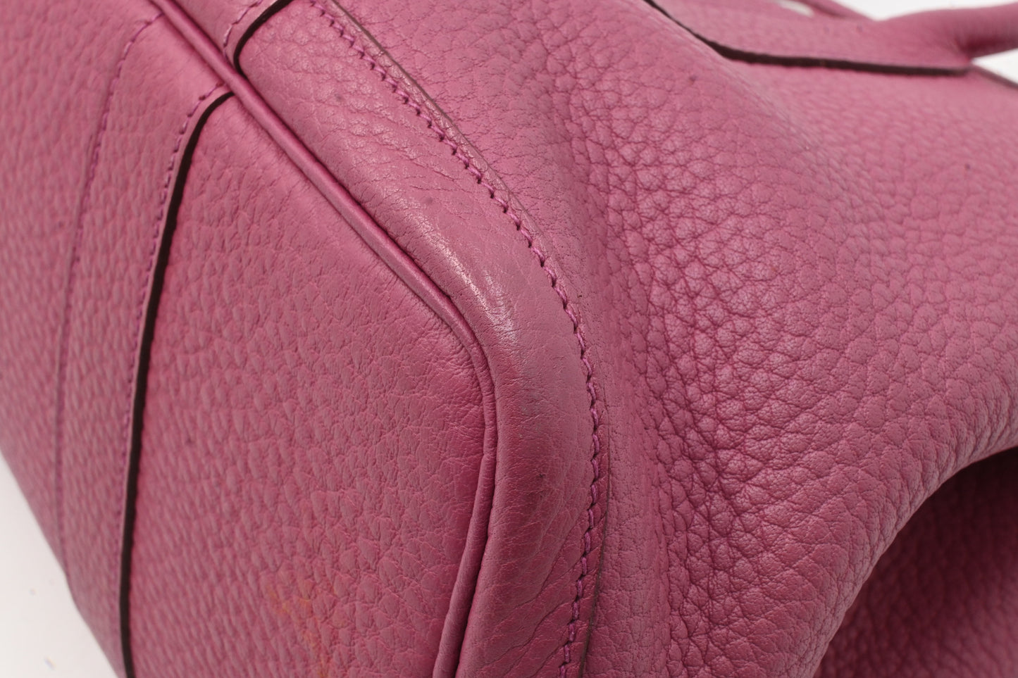 Hermes Garden Party TPM in Pink Leather