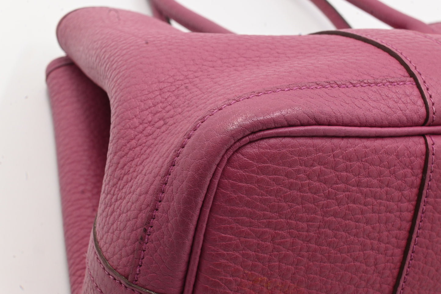 Hermes Garden Party TPM in Pink Leather