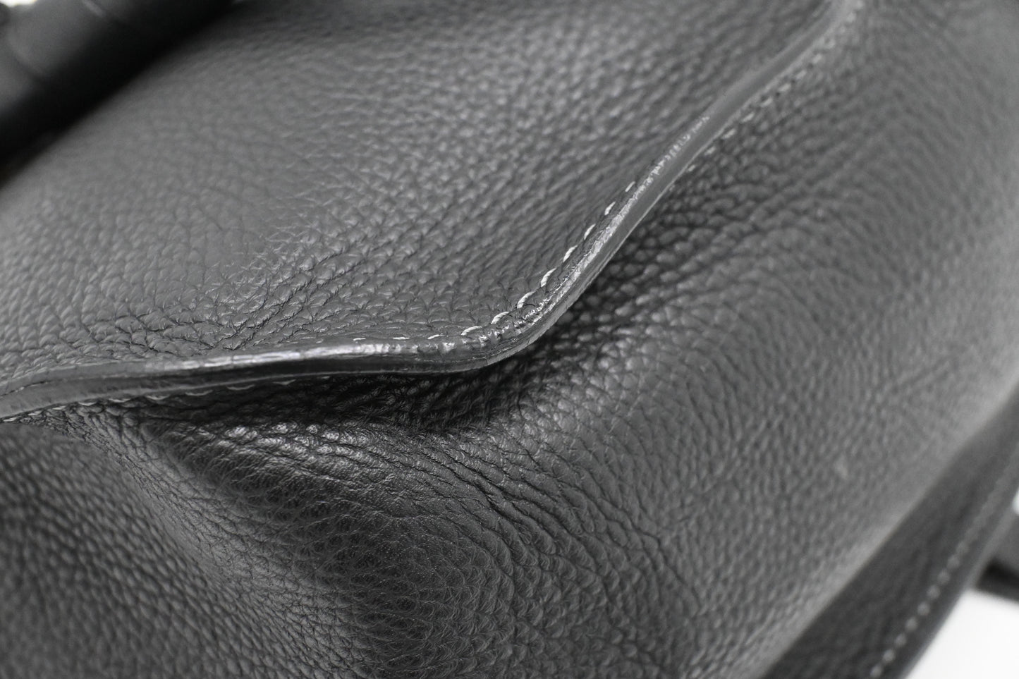 Chloe Large Marcie in Black Leather