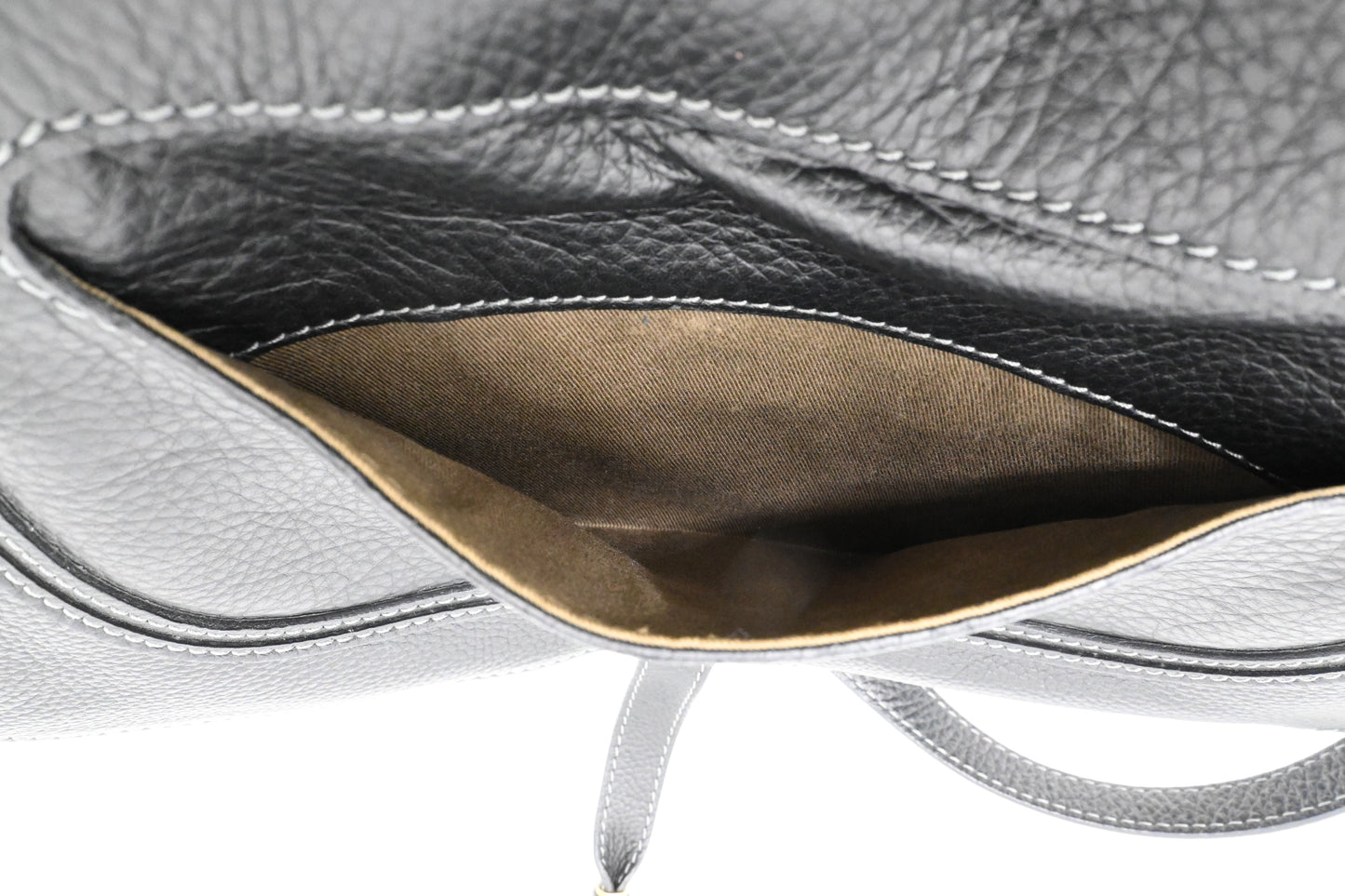 Chloe Large Marcie in Black Leather