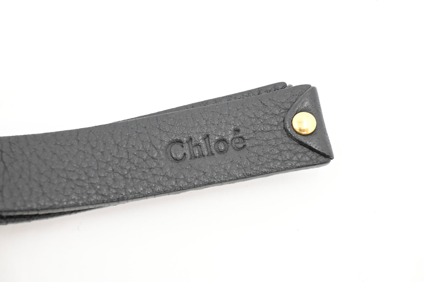 Chloe Large Marcie in Black Leather