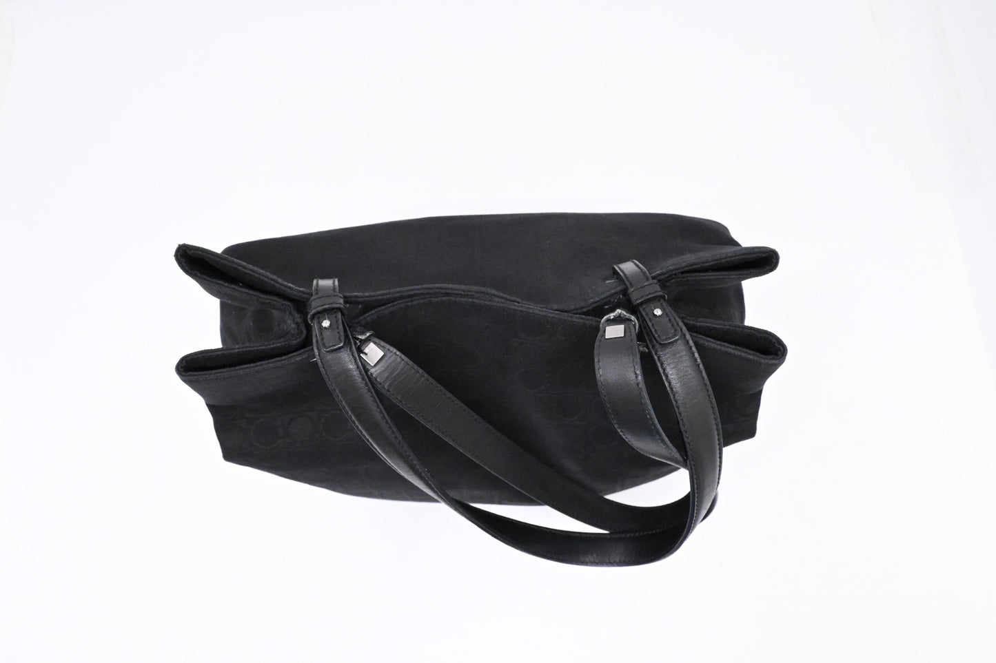 Ferragamo Tote in Black Canvas