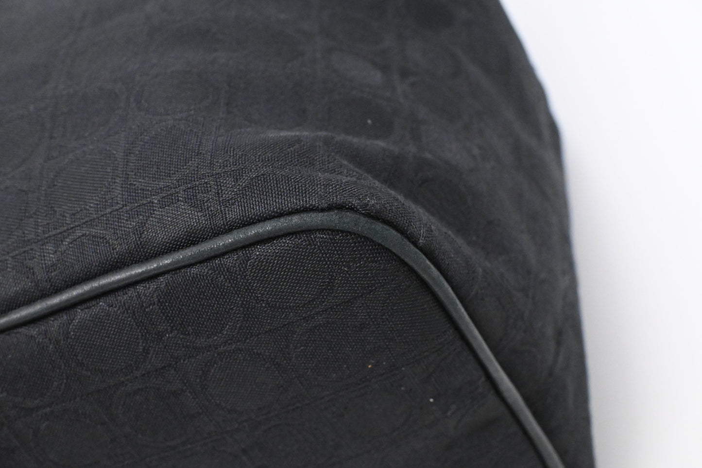 Ferragamo Tote in Black Canvas