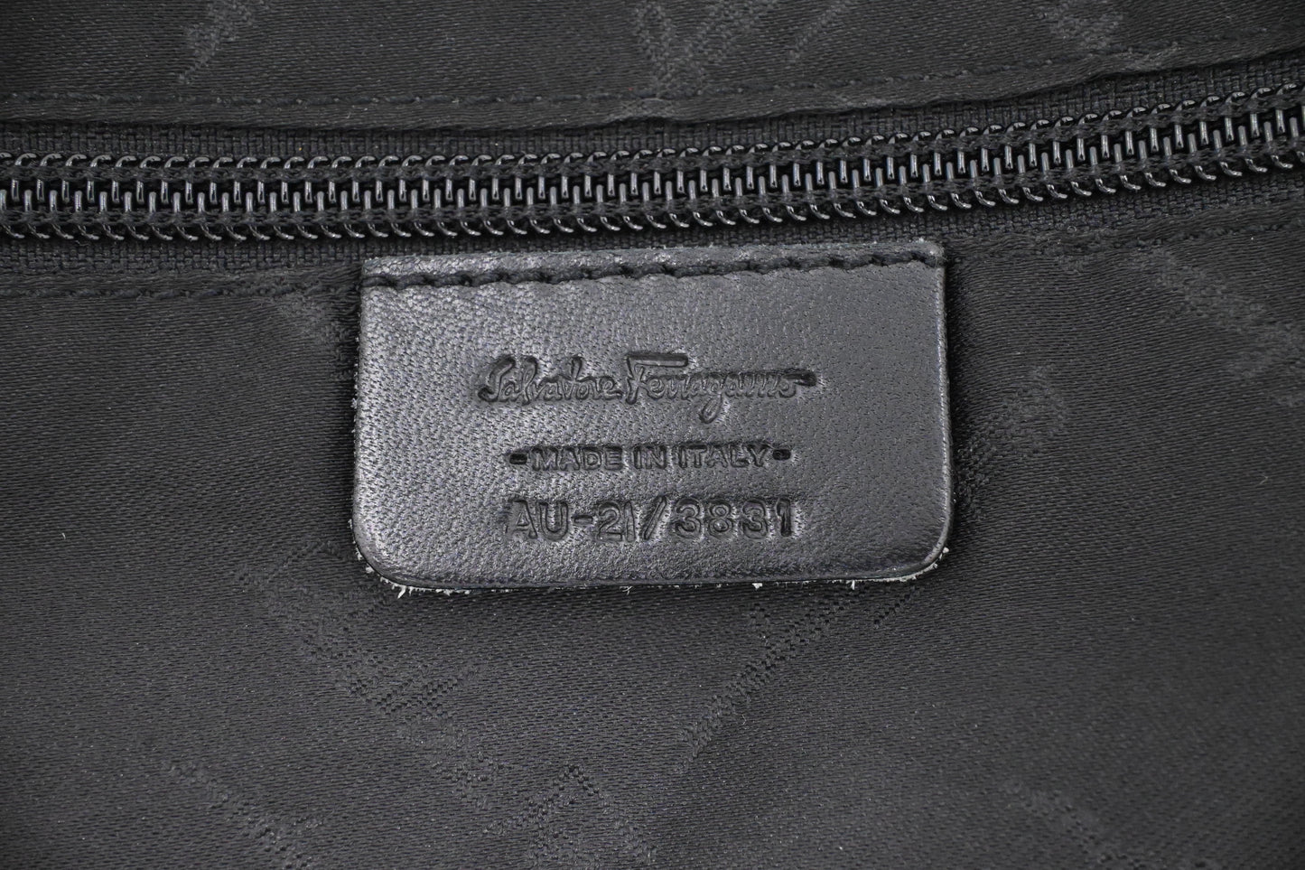 Ferragamo Tote in Black Canvas