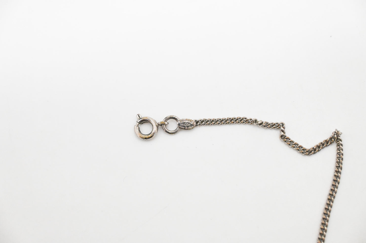 Chanel Black Rhinestone CC Necklace