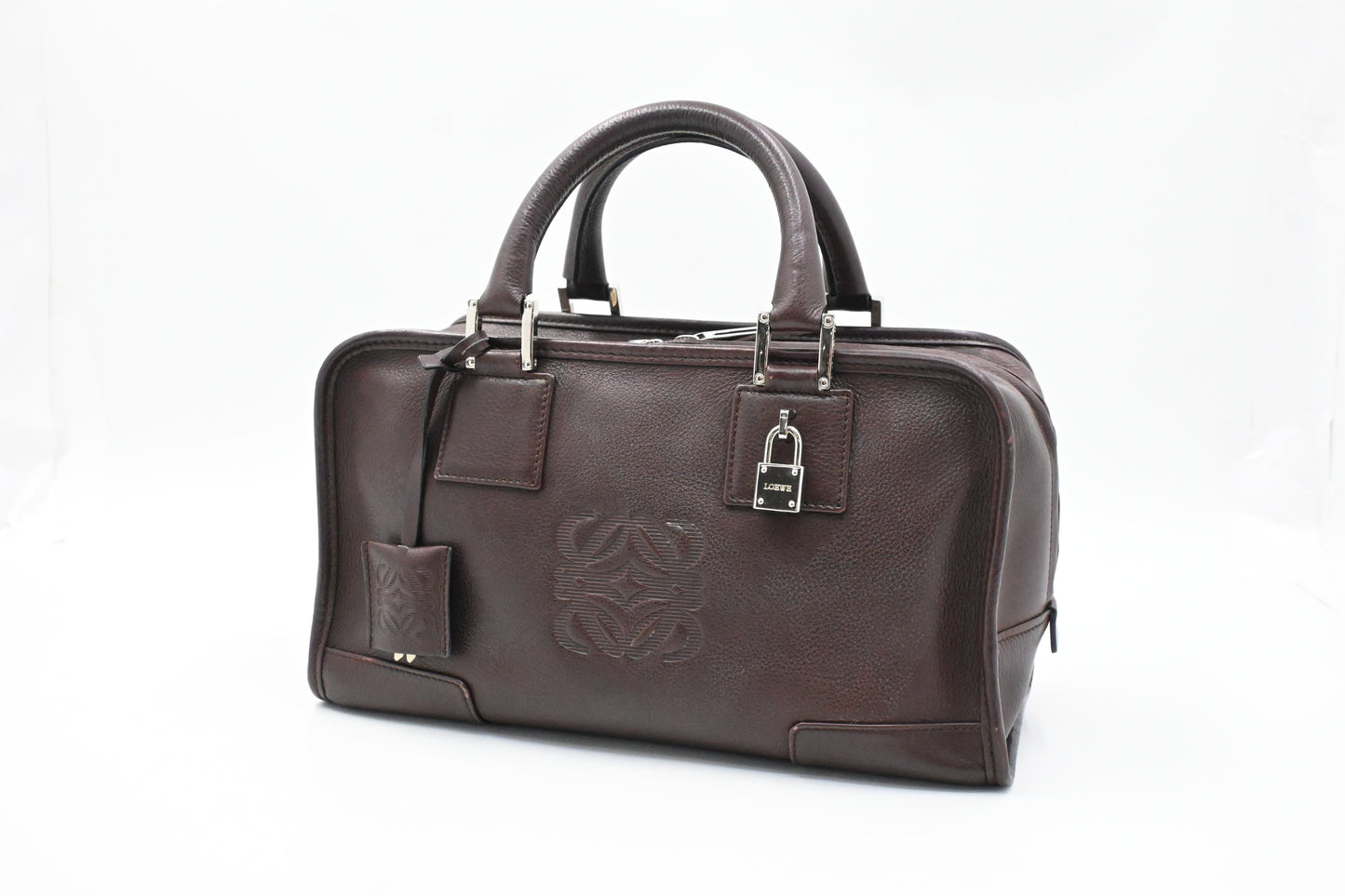 Loewe Amazona 29 in Brown Leather