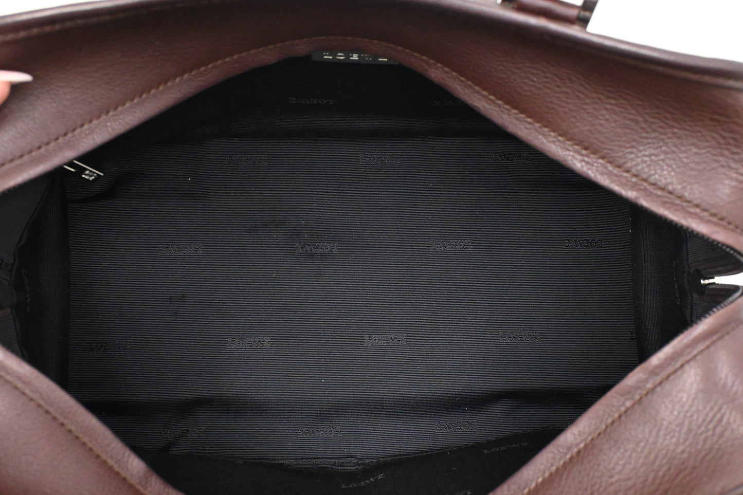 Loewe Amazona 29 in Brown Leather