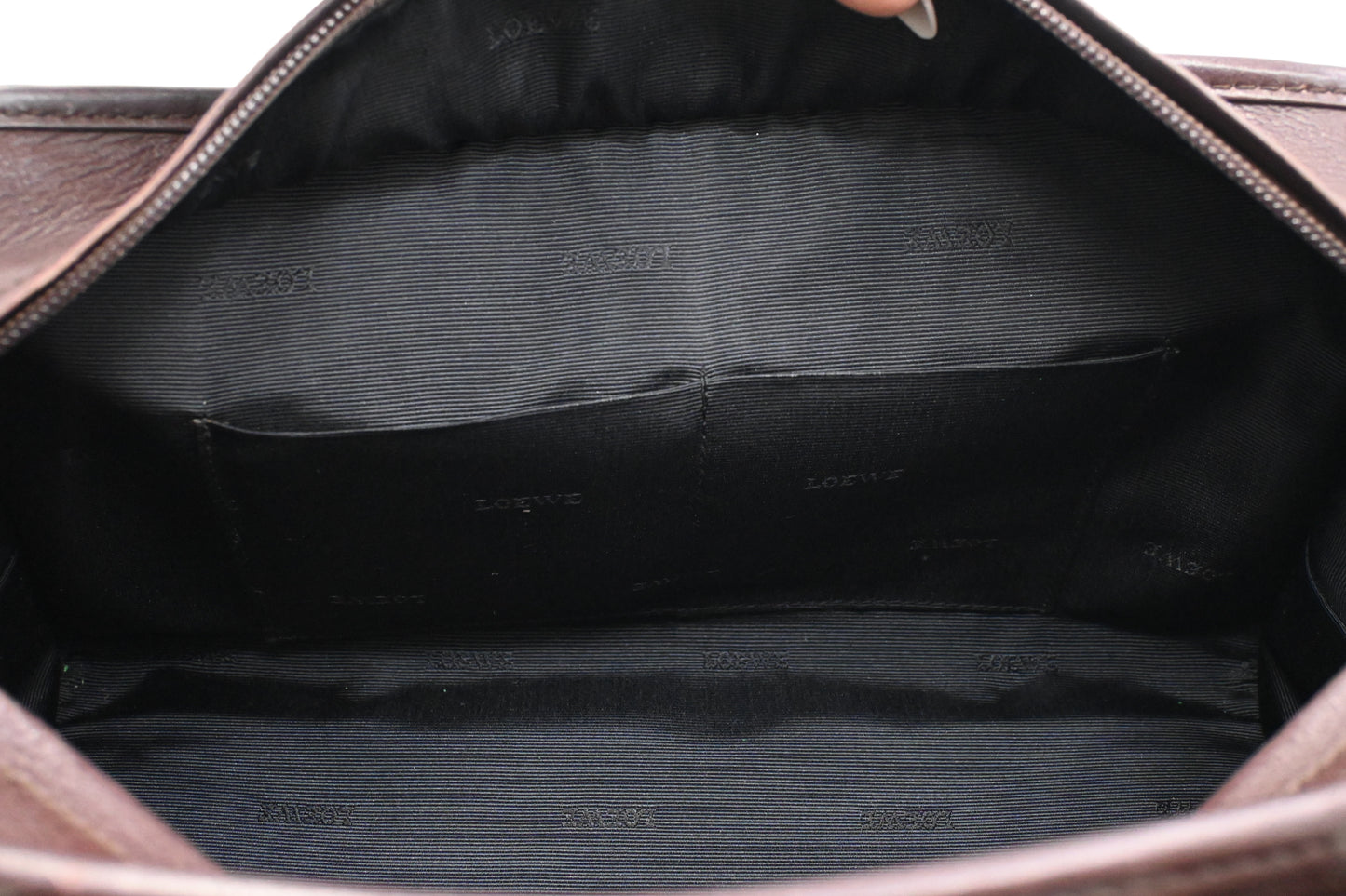 Loewe Amazona 29 in Brown Leather