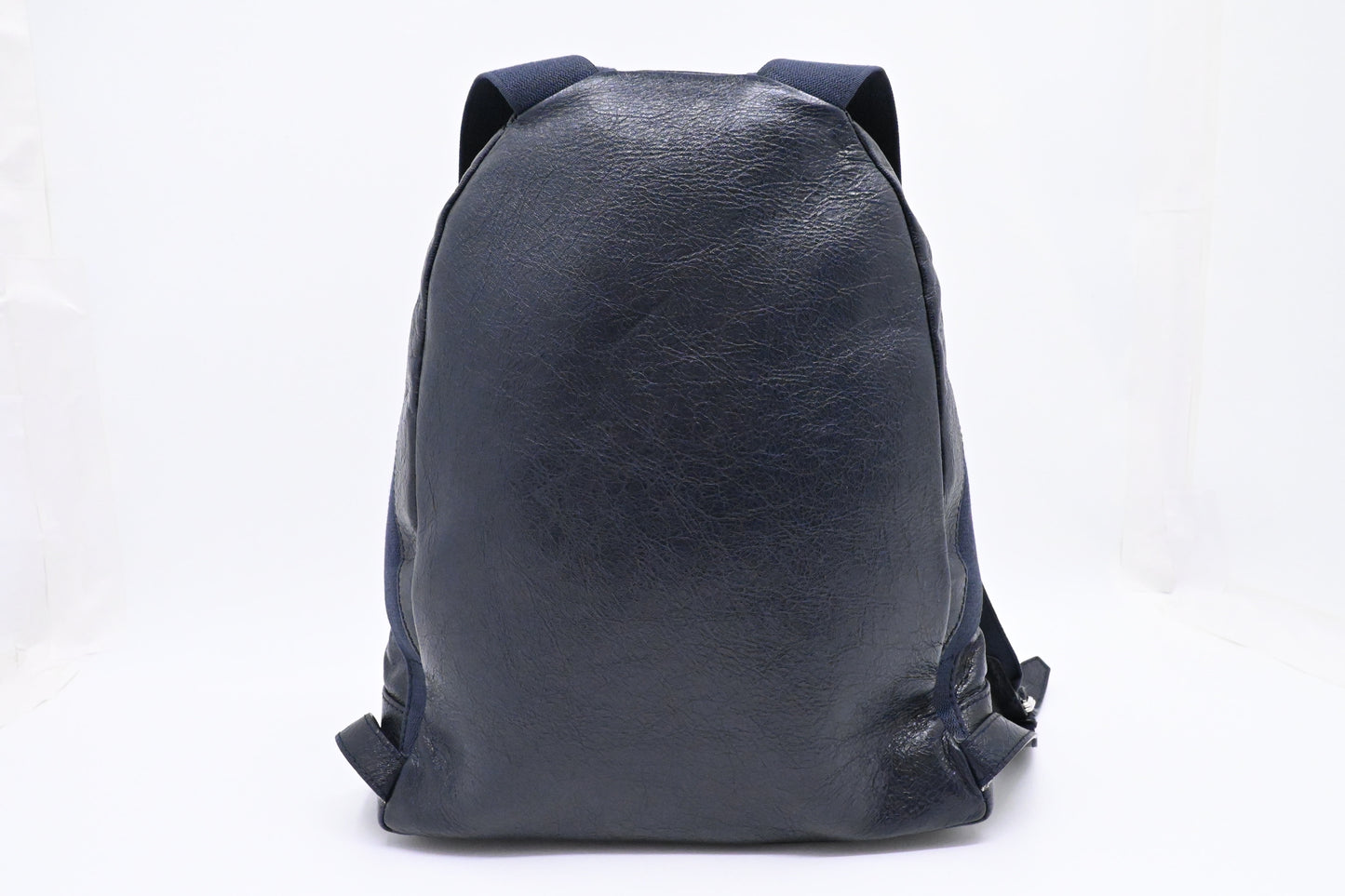Balenciaga Explorer Backpack in Dark Blue Leather