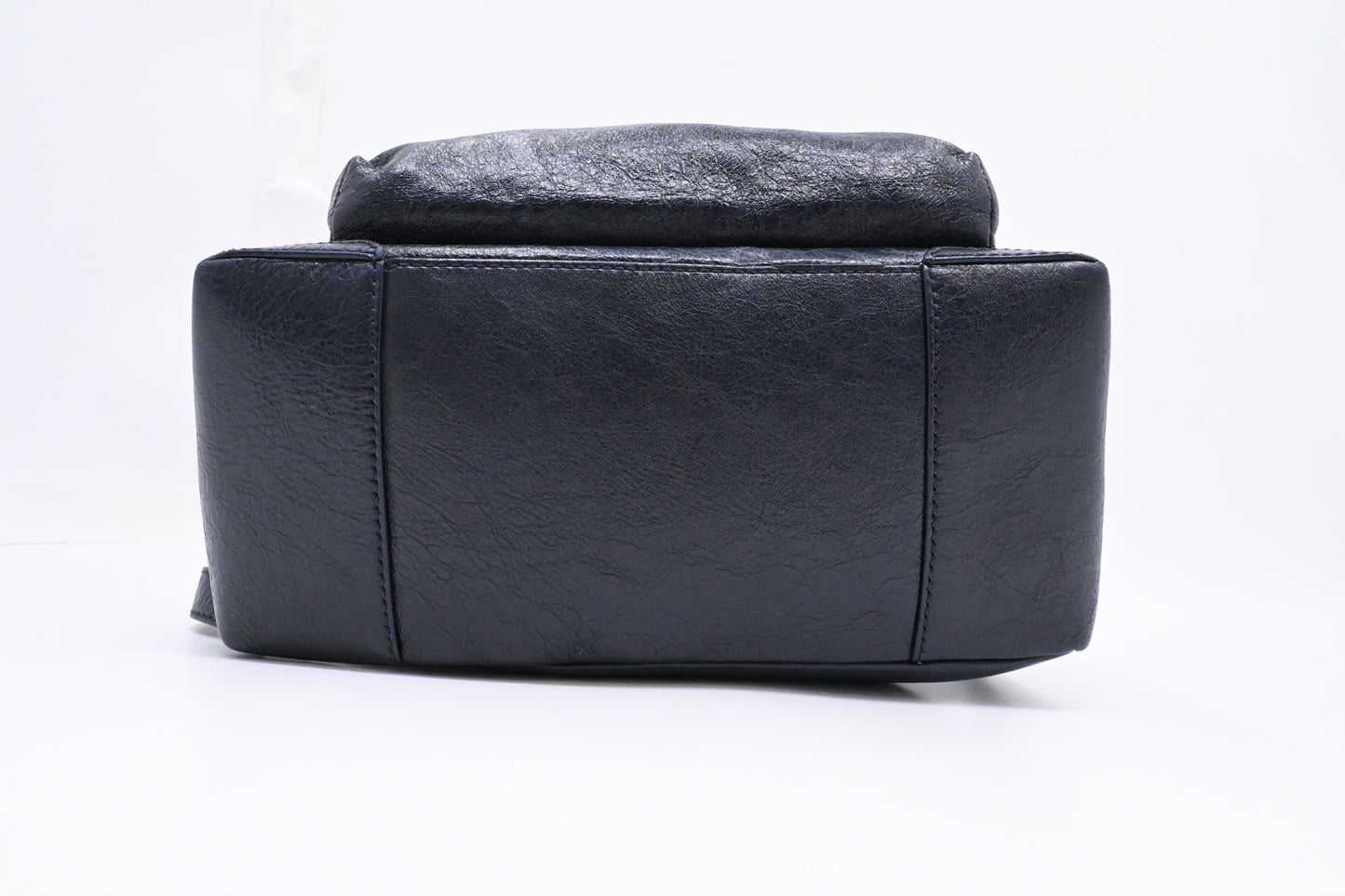Balenciaga Explorer Backpack in Dark Blue Leather