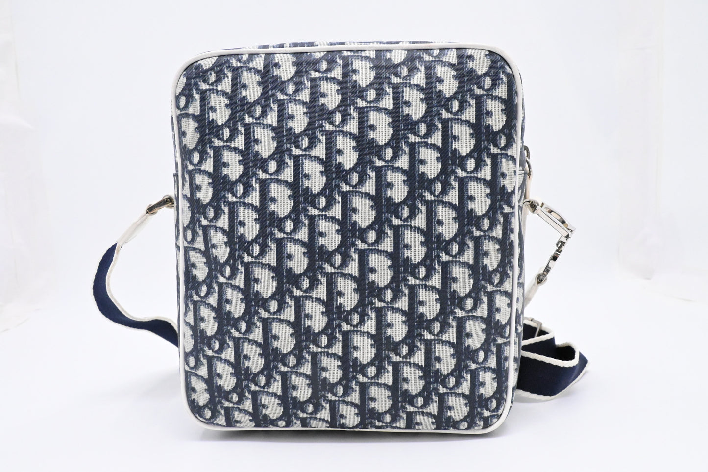 Dior Crossbody in Blue Trotter Coated Canvas