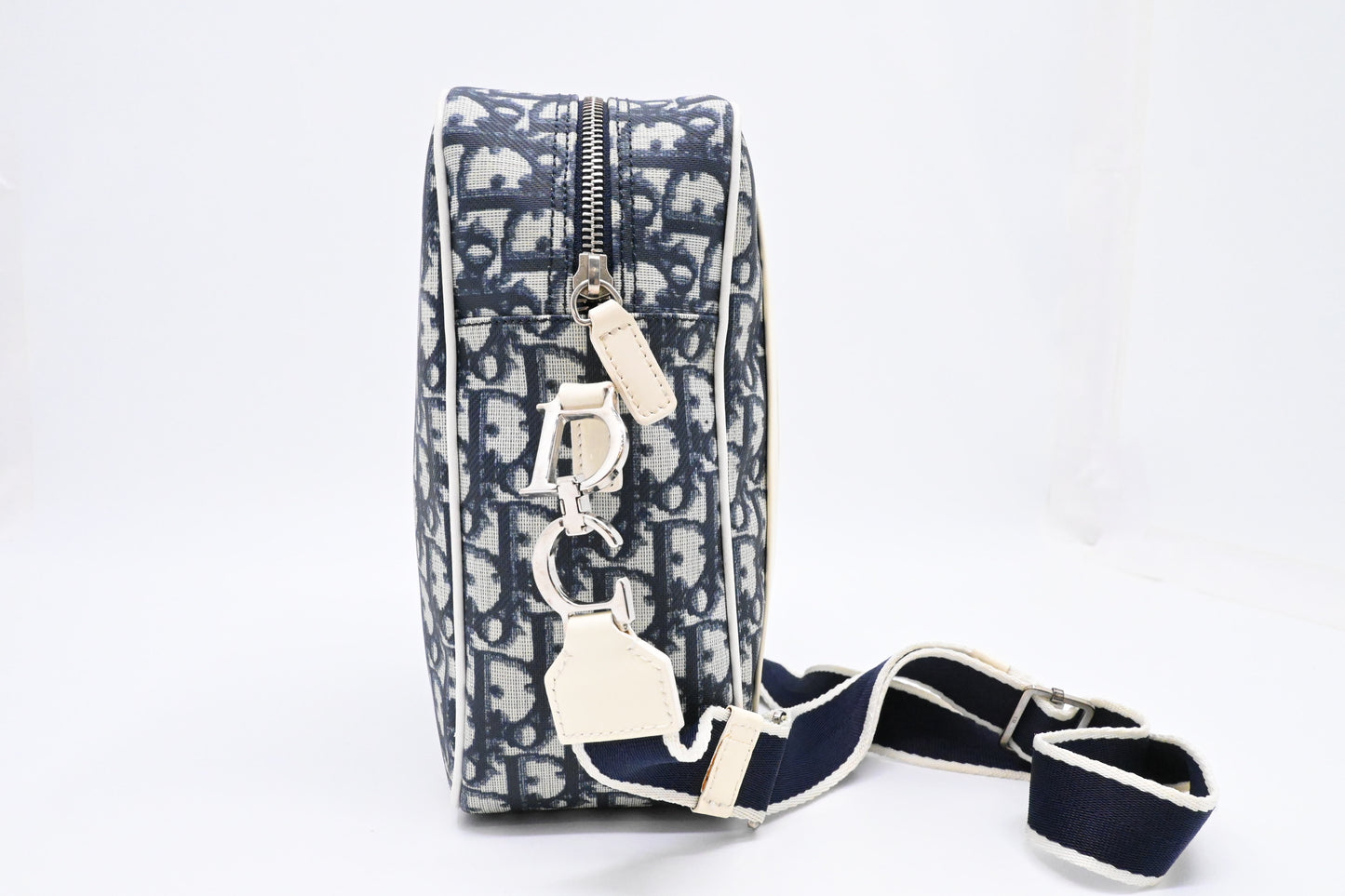 Dior Crossbody in Blue Trotter Coated Canvas