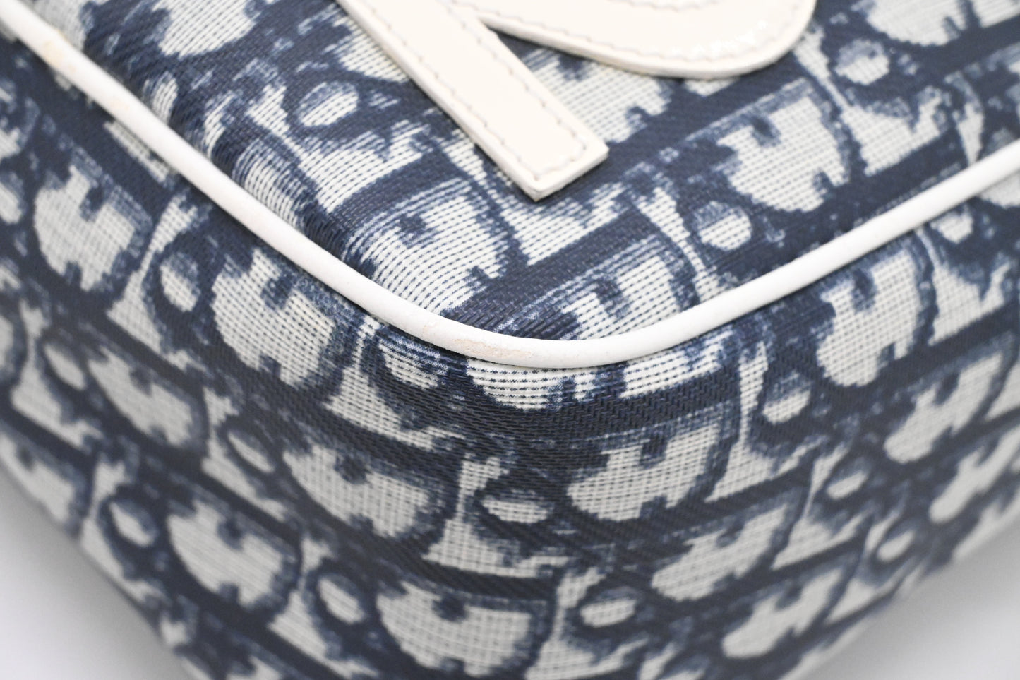 Dior Crossbody in Blue Trotter Coated Canvas