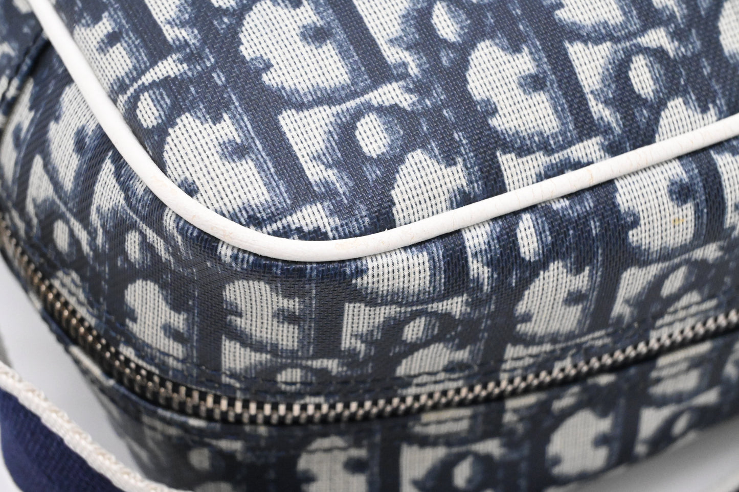 Dior Crossbody in Blue Trotter Coated Canvas