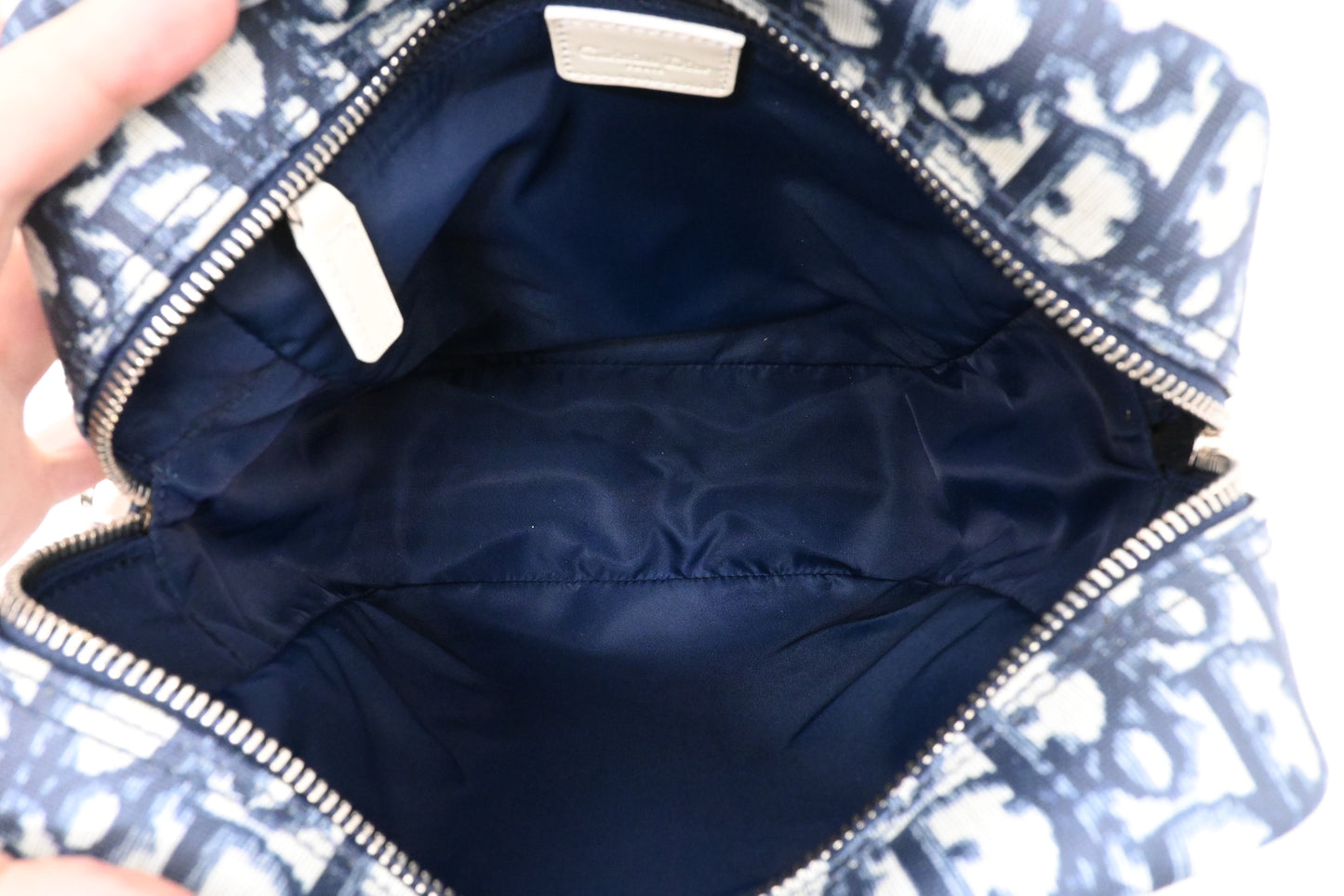Dior Crossbody in Blue Trotter Coated Canvas