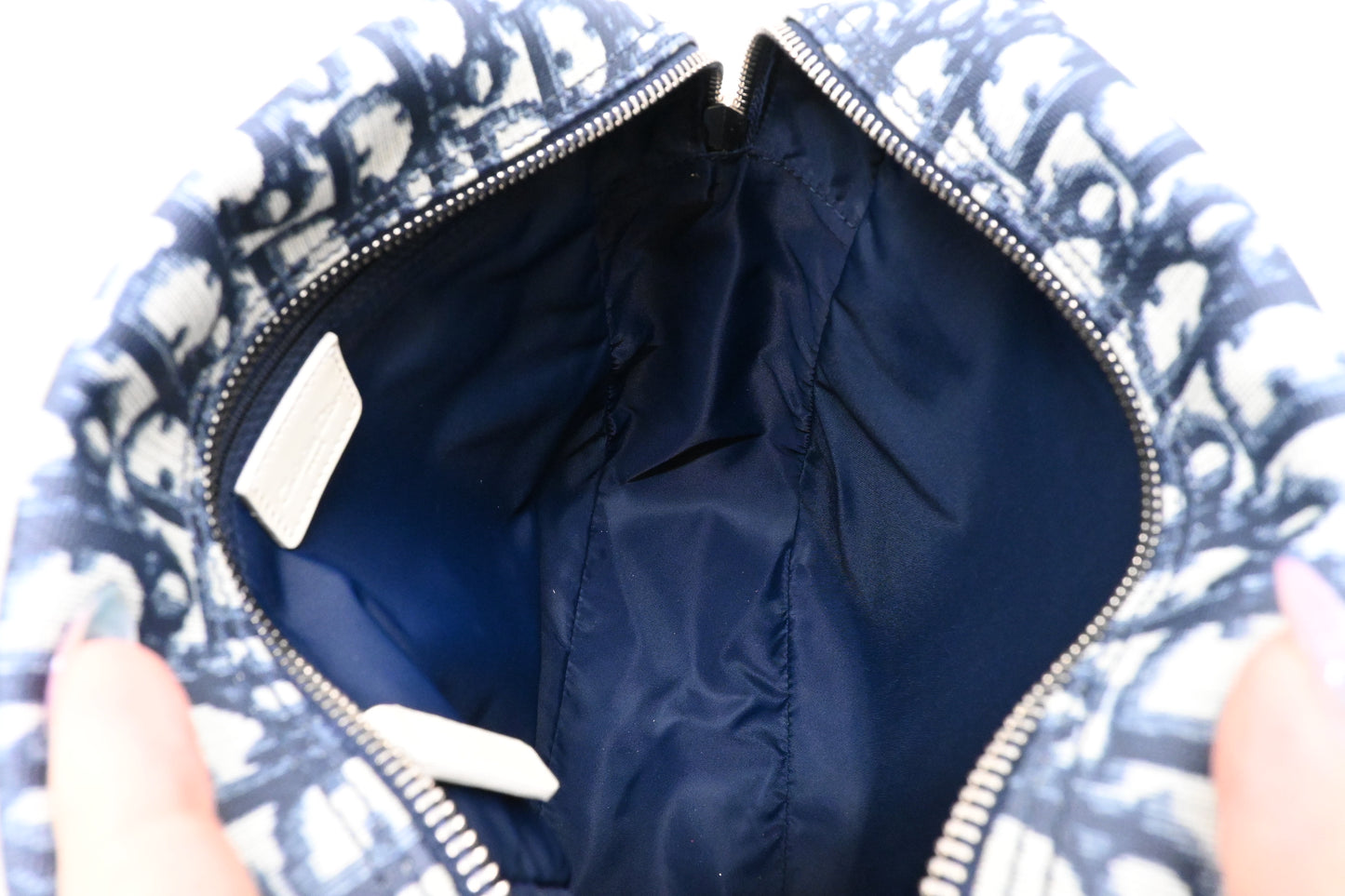 Dior Crossbody in Blue Trotter Coated Canvas
