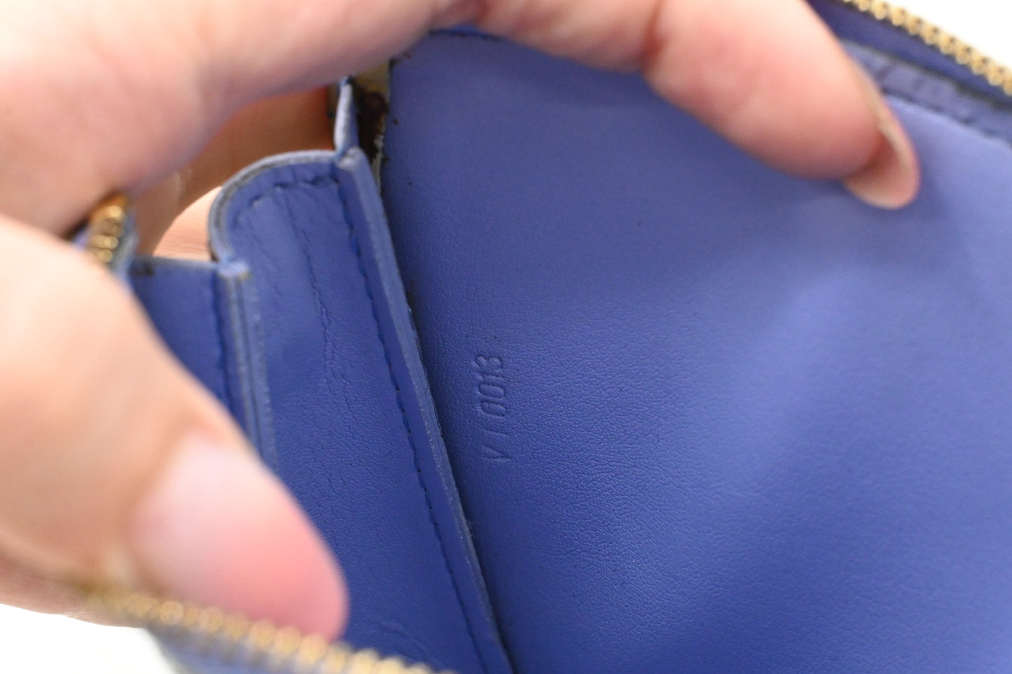 Louis Vuitton Lexington in Metallic Green Vernis Leather