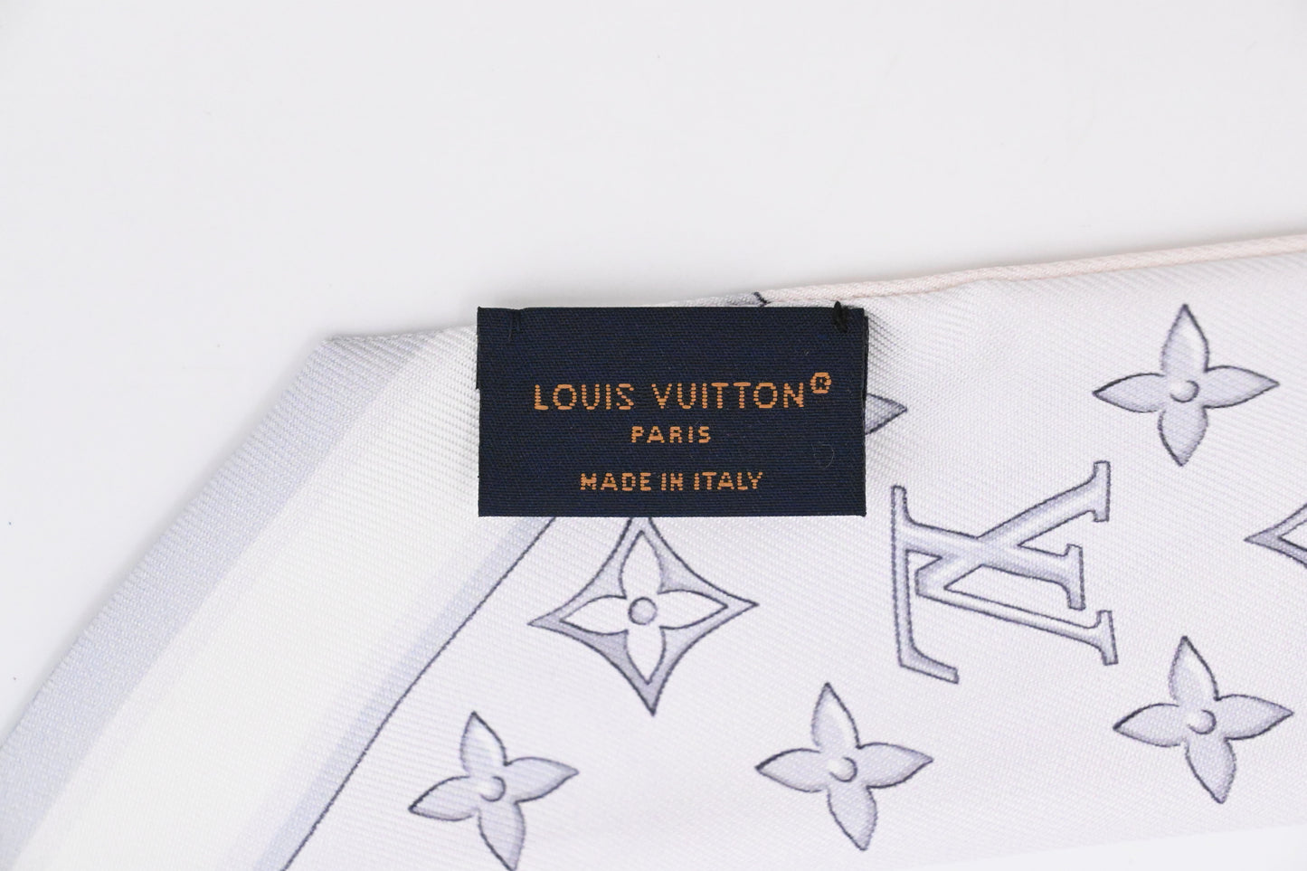 Louis Vuitton Louisette Bandeau in White Silk