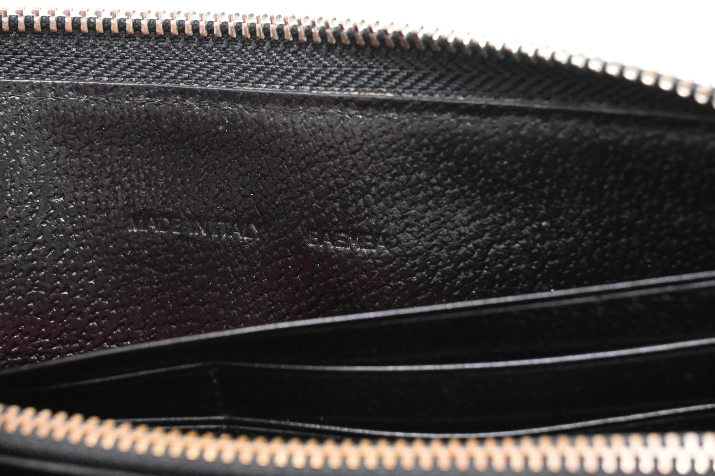 Bvlgari Zippy Wallet in Black Canvas