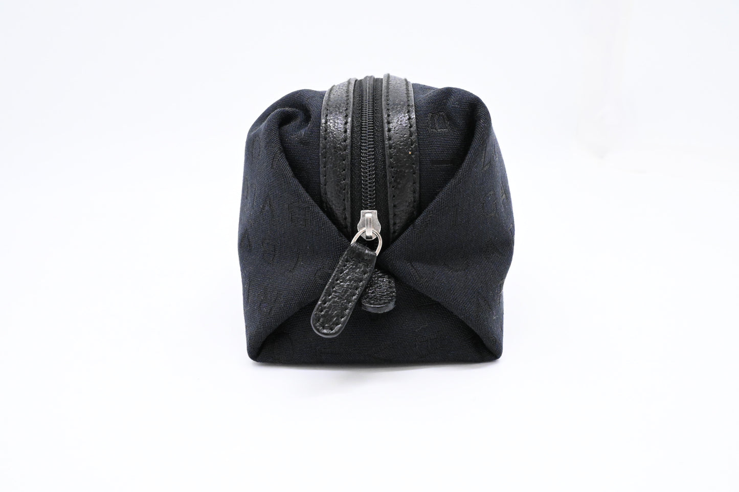 Bvlgari Cosmetics Pouch in Black Canvas