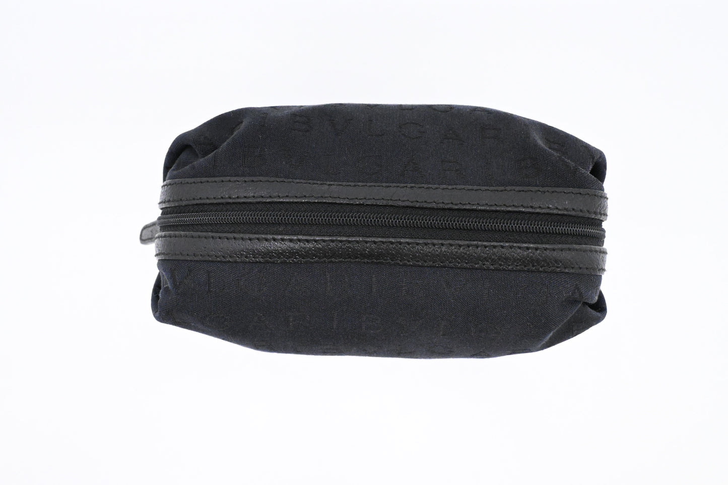 Bvlgari Cosmetics Pouch in Black Canvas