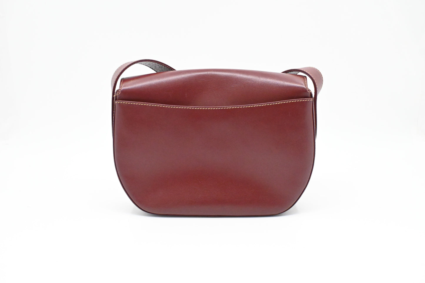 Cartier Crossbody in Burgundy Leather