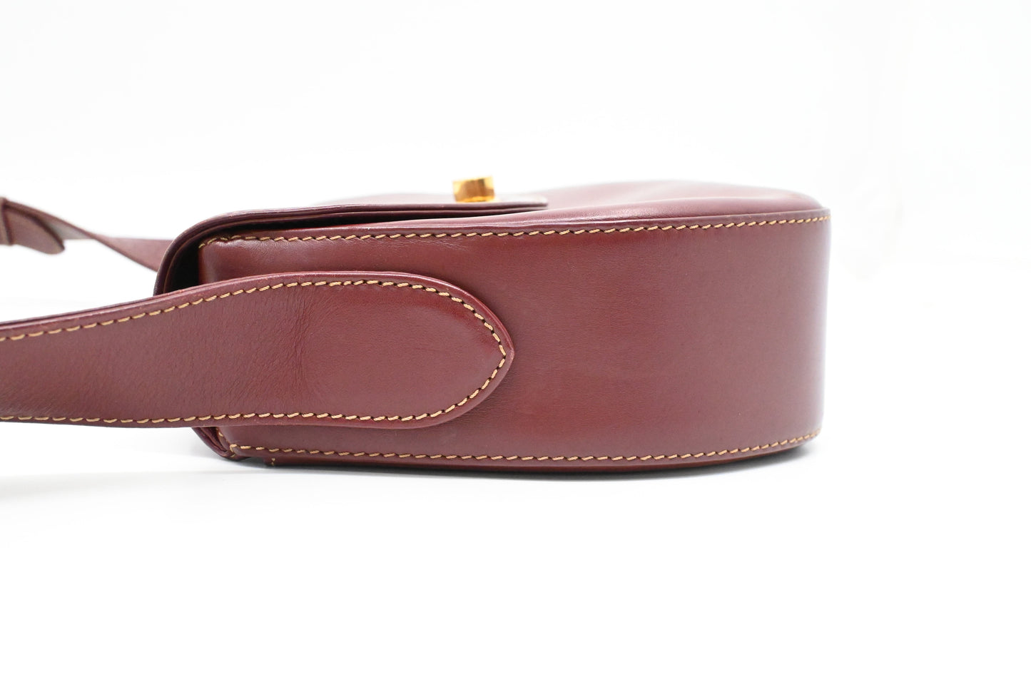 Cartier Crossbody in Burgundy Leather
