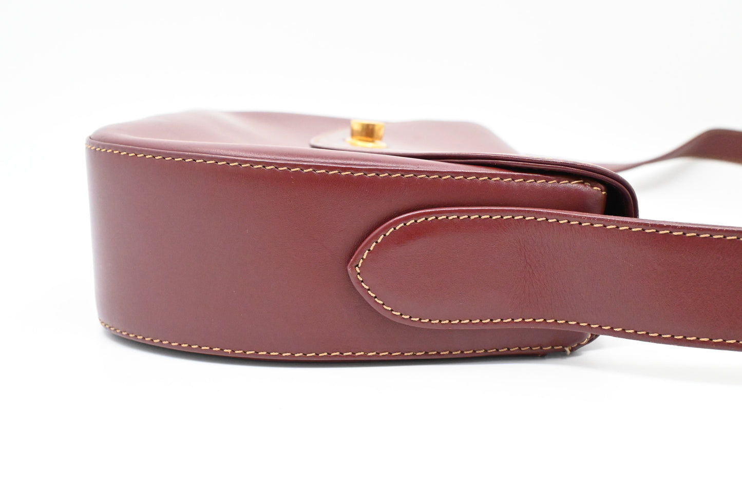 Cartier Crossbody in Burgundy Leather