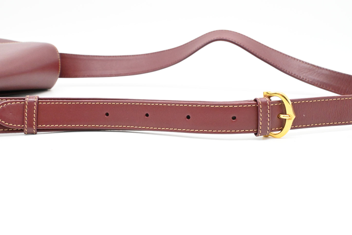 Cartier Crossbody in Burgundy Leather