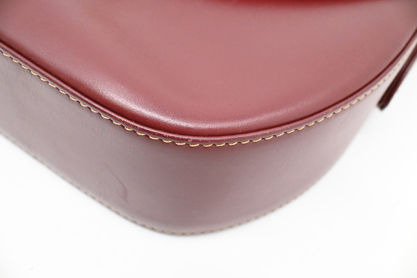 Cartier Crossbody in Burgundy Leather