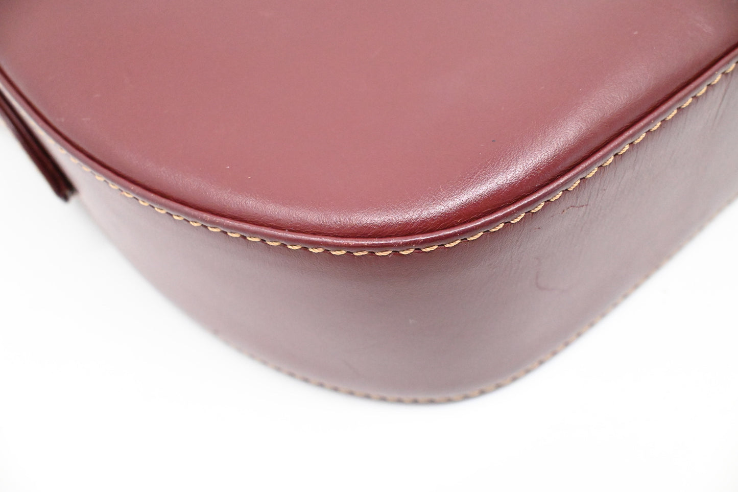 Cartier Crossbody in Burgundy Leather