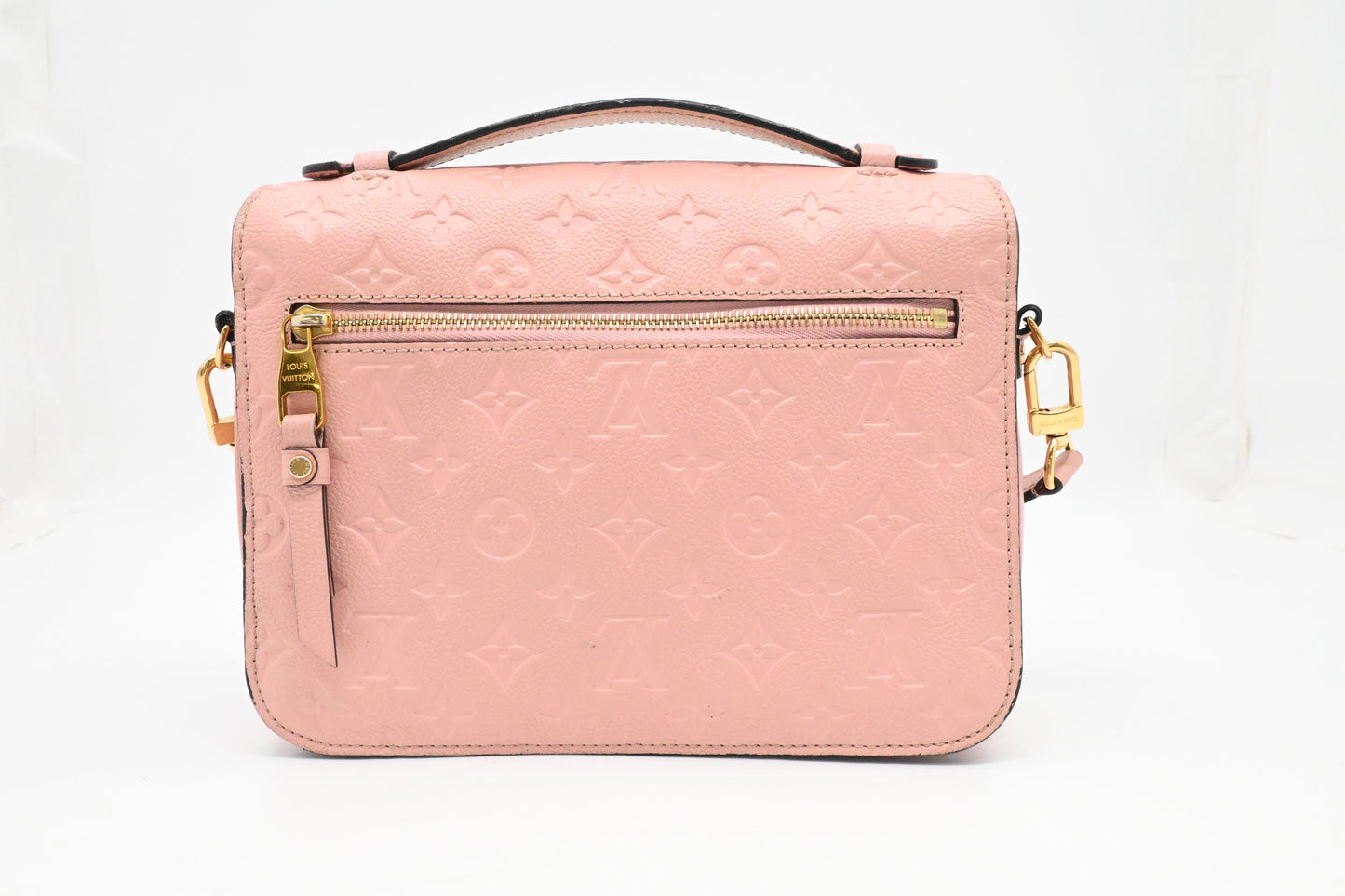 Louis Vuitton Pochette Métis in Pink Empreinte Leather