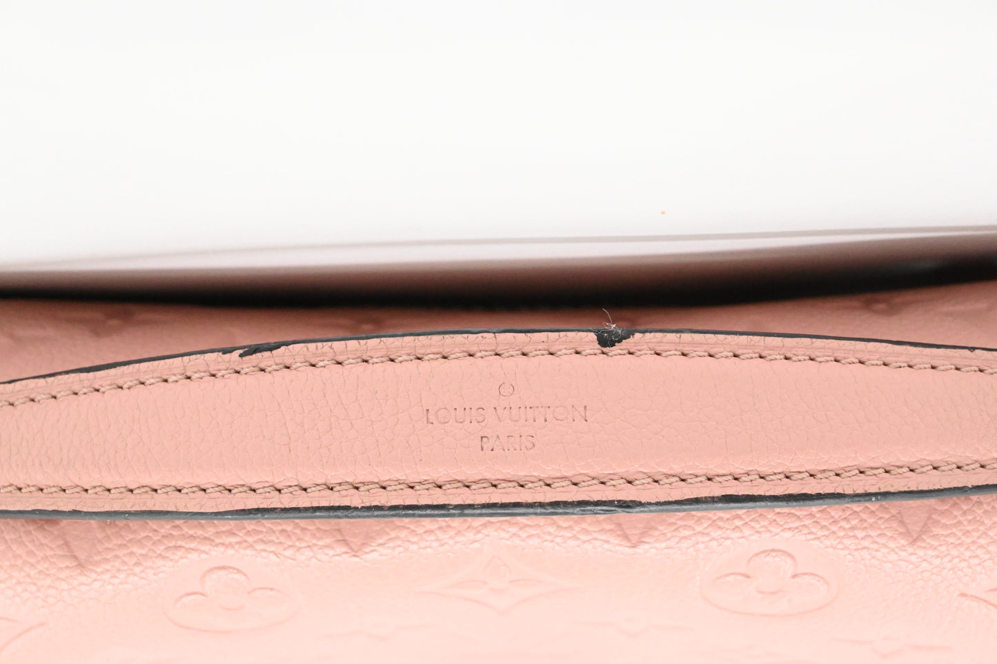 Louis Vuitton Pochette Métis in Pink Empreinte Leather