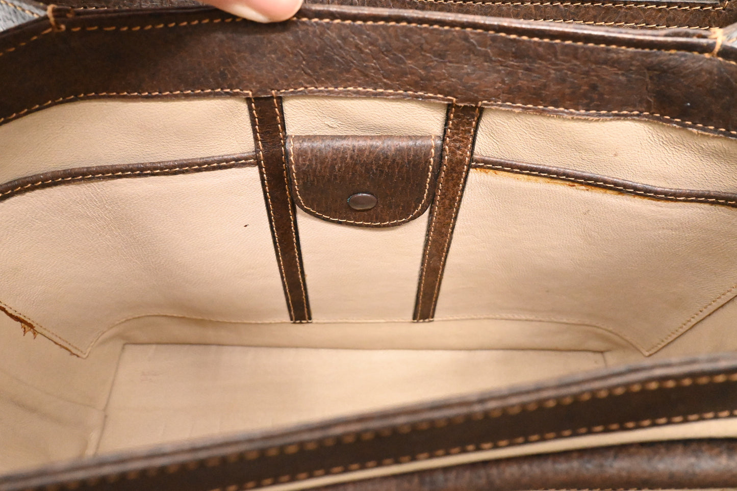 Gucci Handbag in Brown Leather