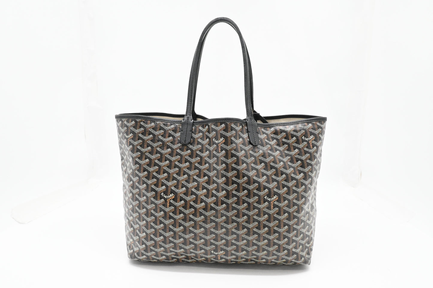 Goyard Saint Louis PM in Black Goyardine Canvas