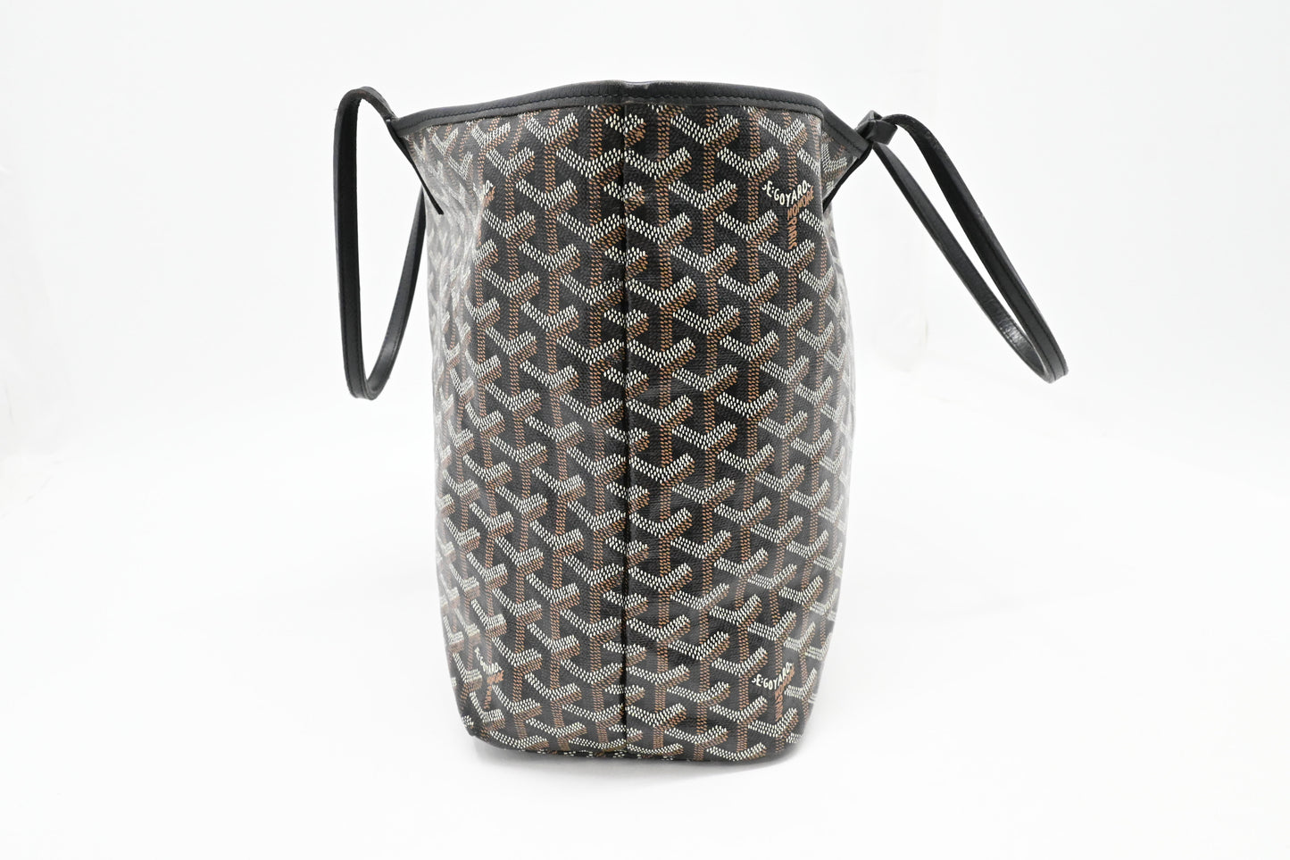 Goyard Saint Louis PM in Black Goyardine Canvas
