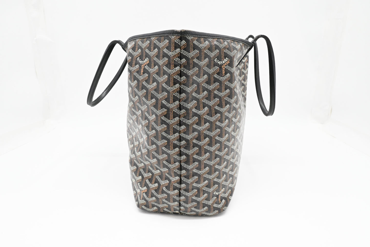 Goyard Saint Louis PM in Black Goyardine Canvas