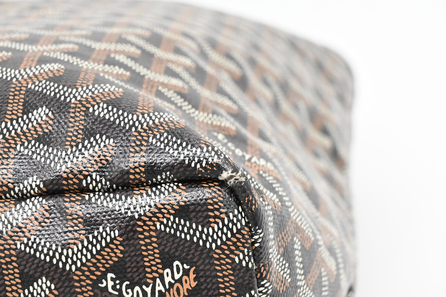 Goyard Saint Louis PM in Black Goyardine Canvas