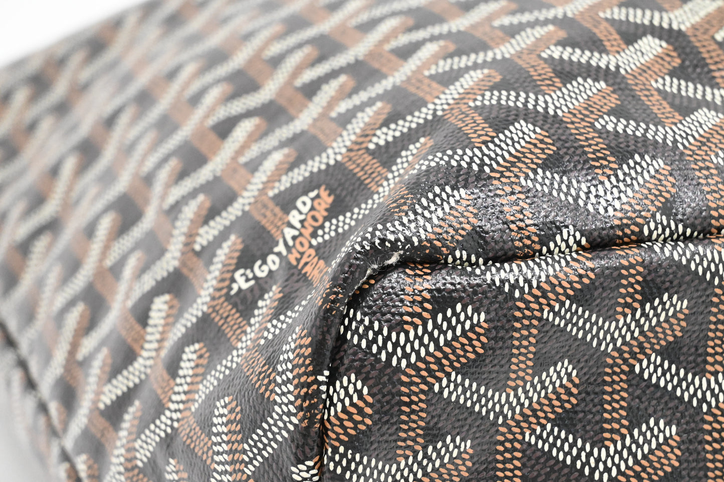 Goyard Saint Louis PM in Black Goyardine Canvas