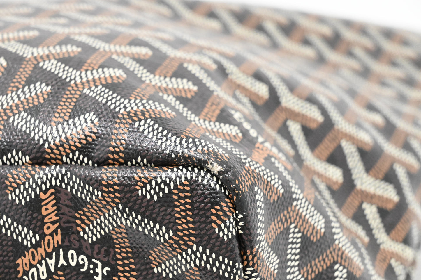 Goyard Saint Louis PM in Black Goyardine Canvas