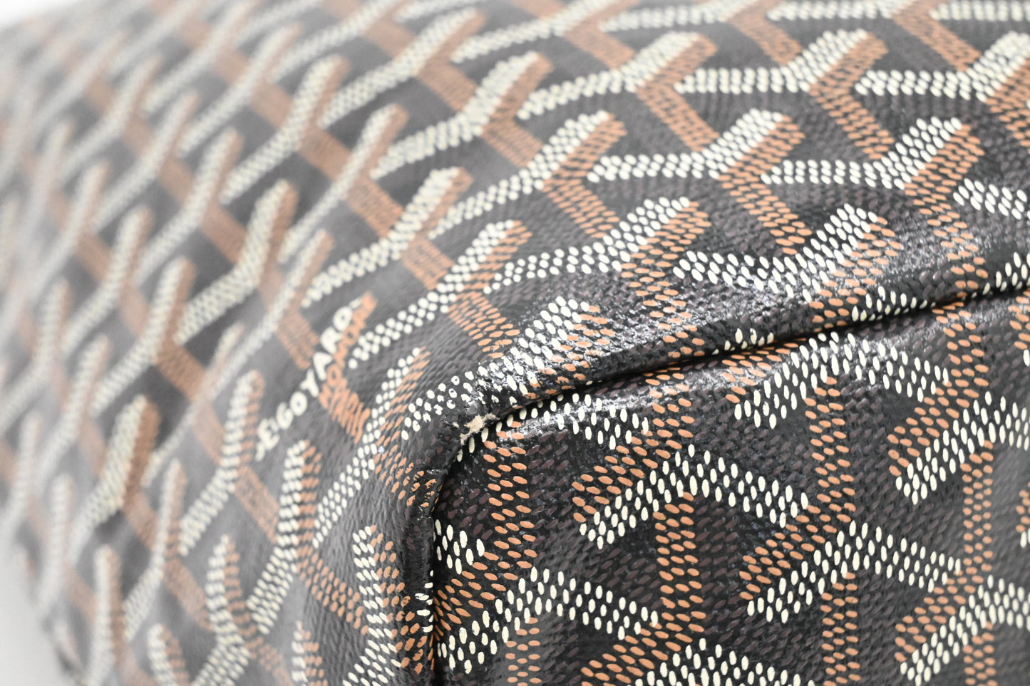 Goyard Saint Louis PM in Black Goyardine Canvas
