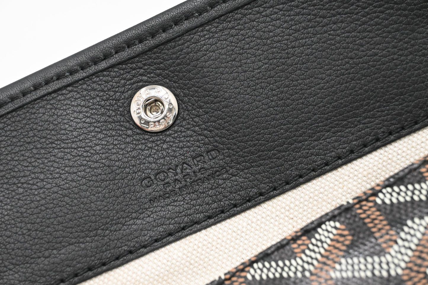 Goyard Saint Louis PM in Black Goyardine Canvas
