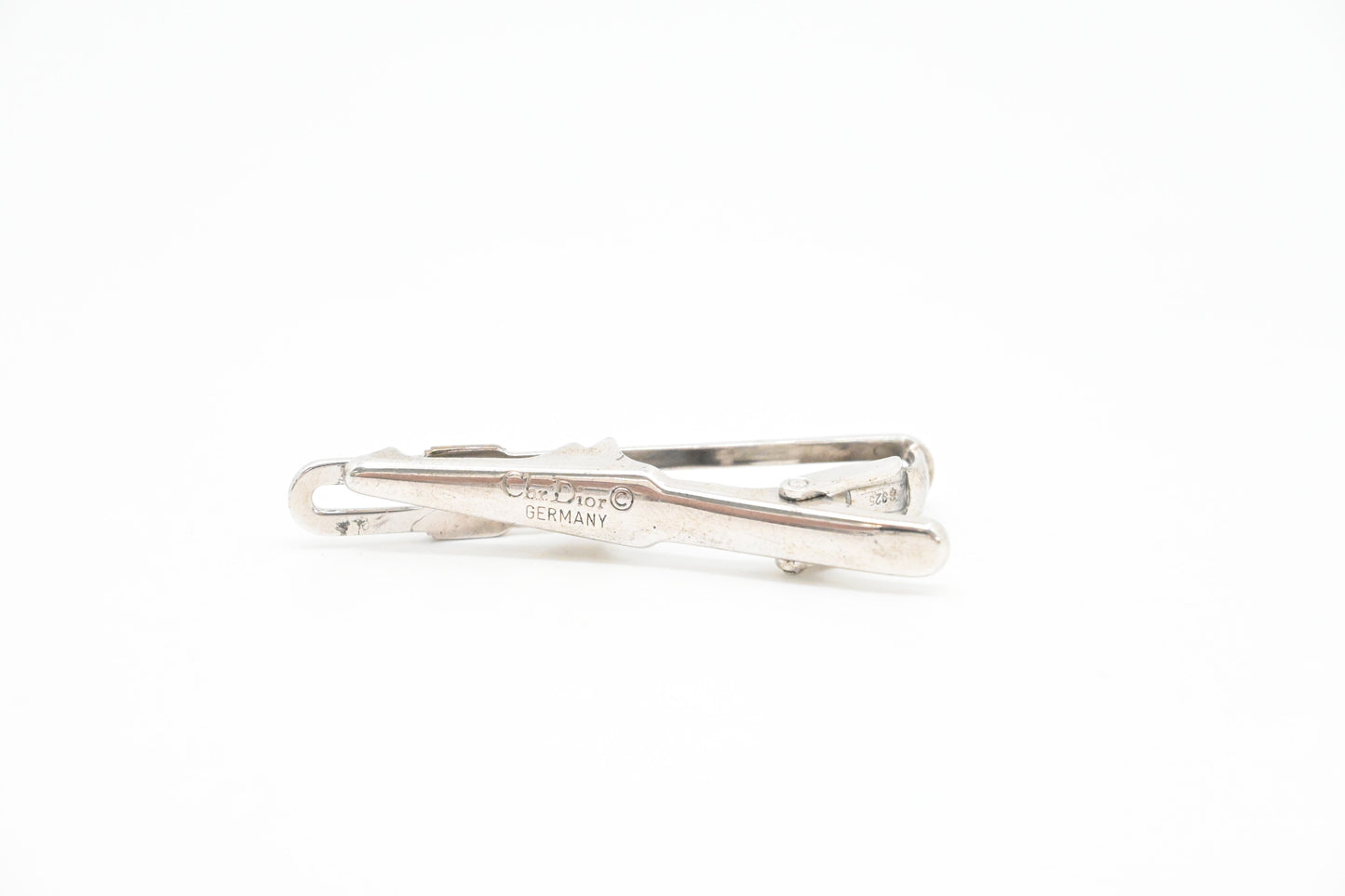 Dior Tie Clip and Cuff Links Set in Sterling Silver