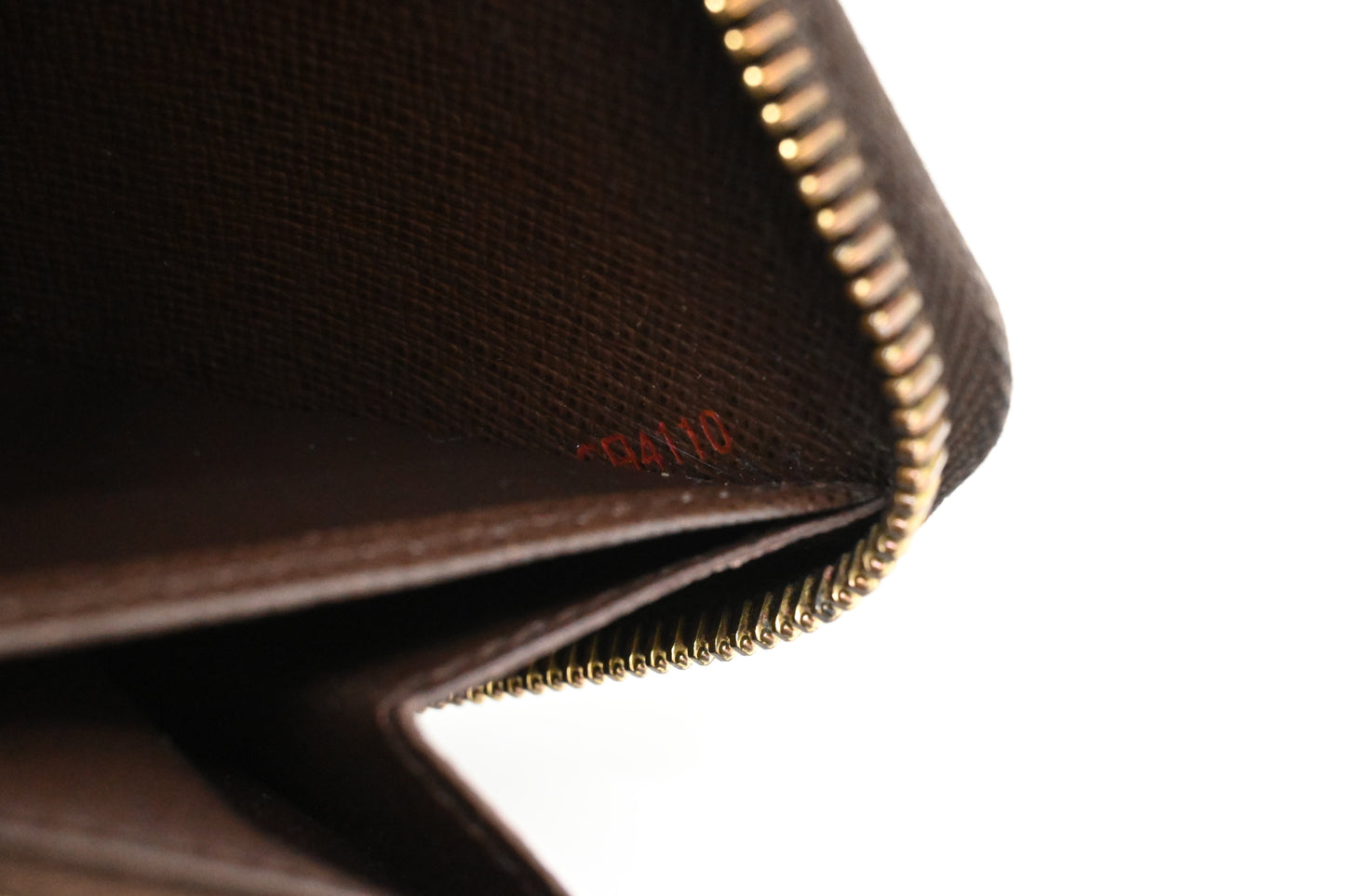 Louis Vuitton Long Zippy Wallet in Damier Ebene Canvas