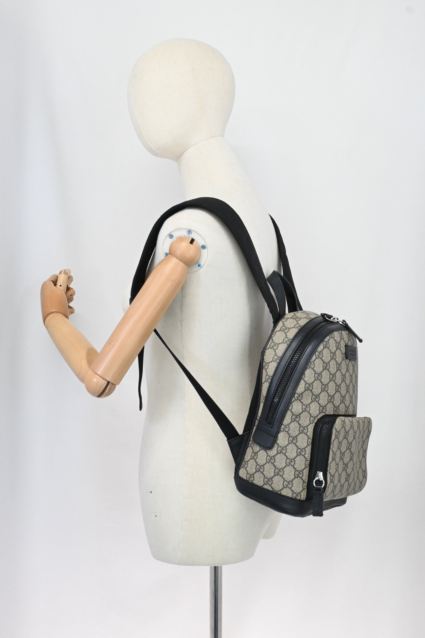 Gucci Small Backpack in GG Supreme Canvas