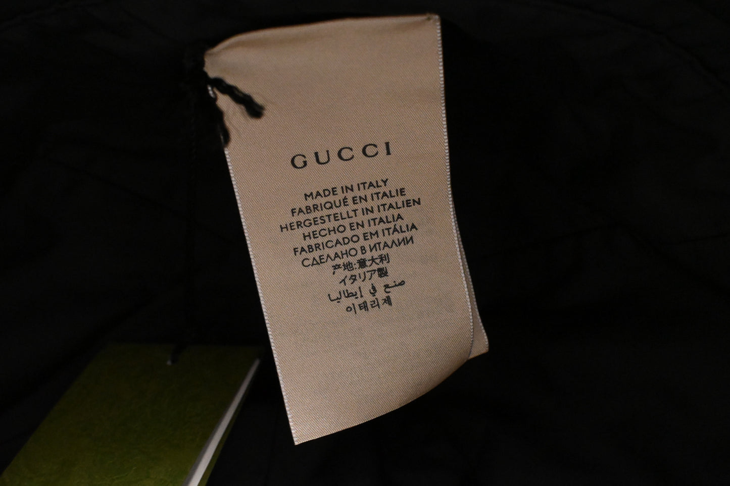 Gucci Bucket Hat in Black Polyester