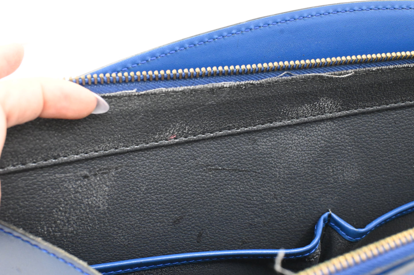 Louis Vuitton Riviera in Blue Epi Leather