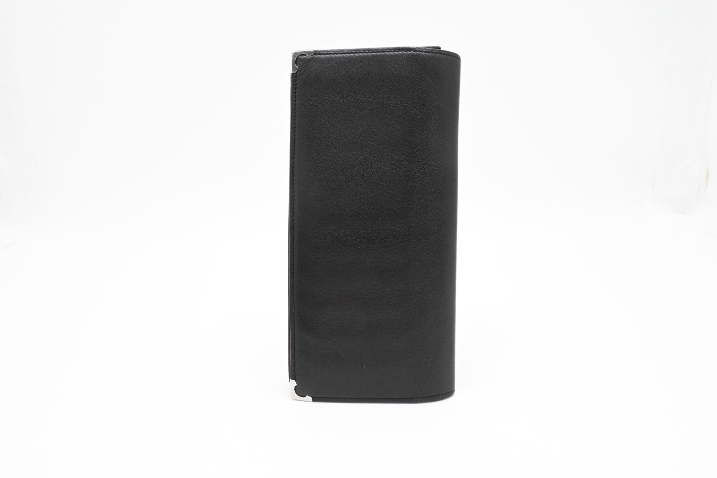 Cartier Long Wallet in Black Leather