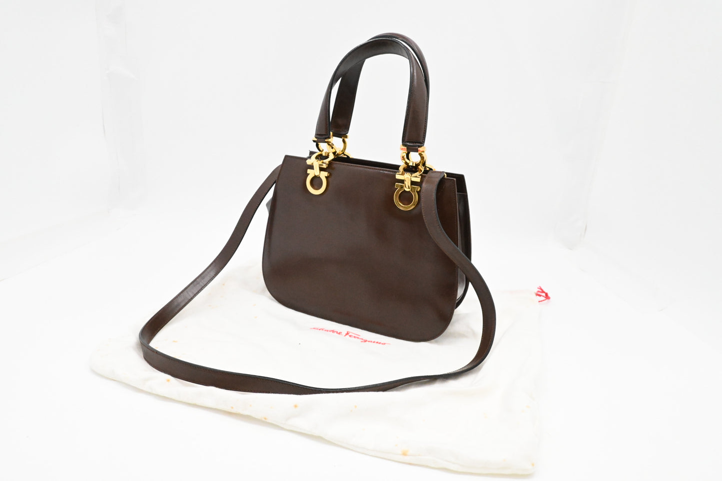 Ferragamo Handbag in Brown Leather