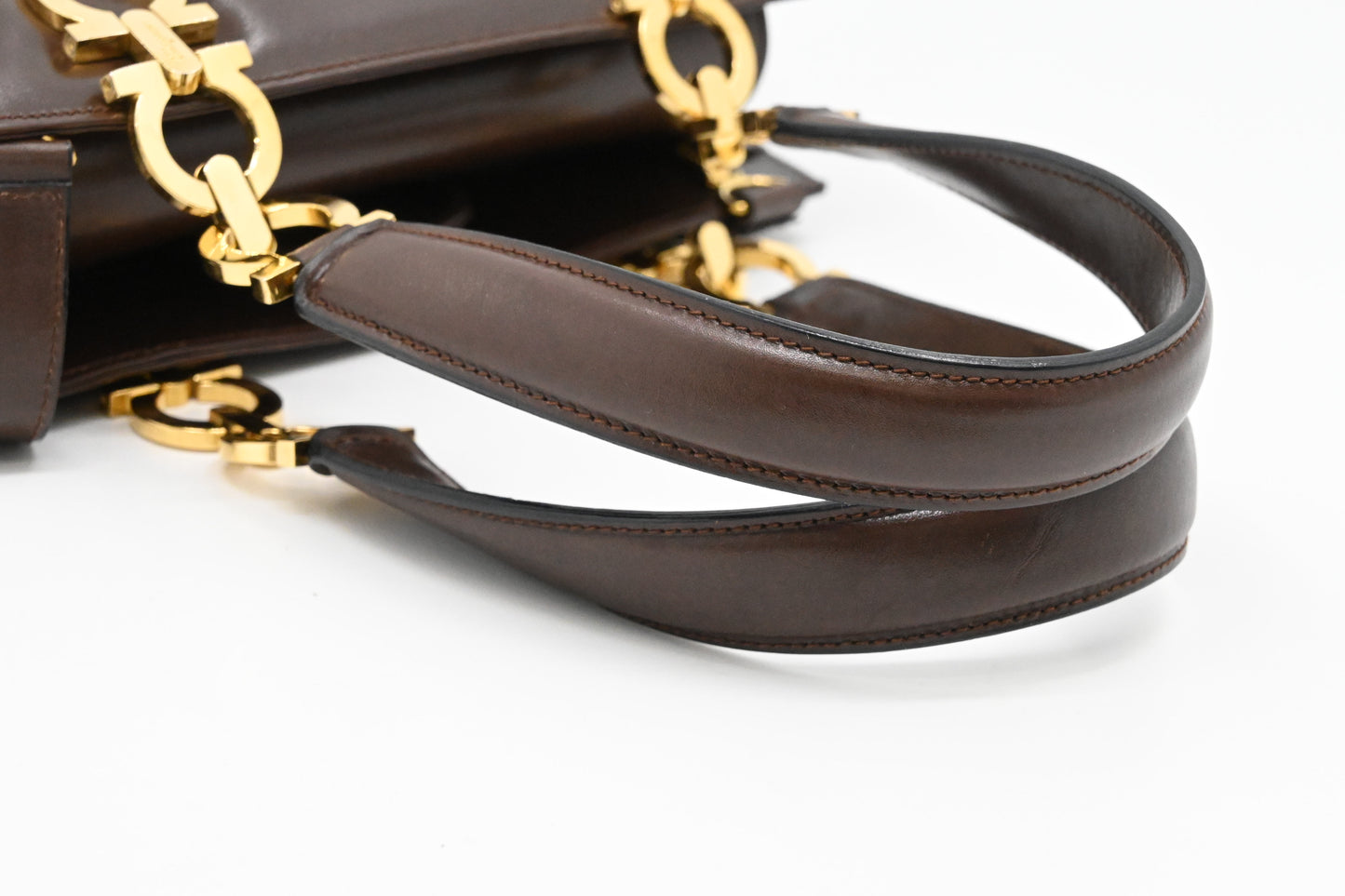 Ferragamo Handbag in Brown Leather